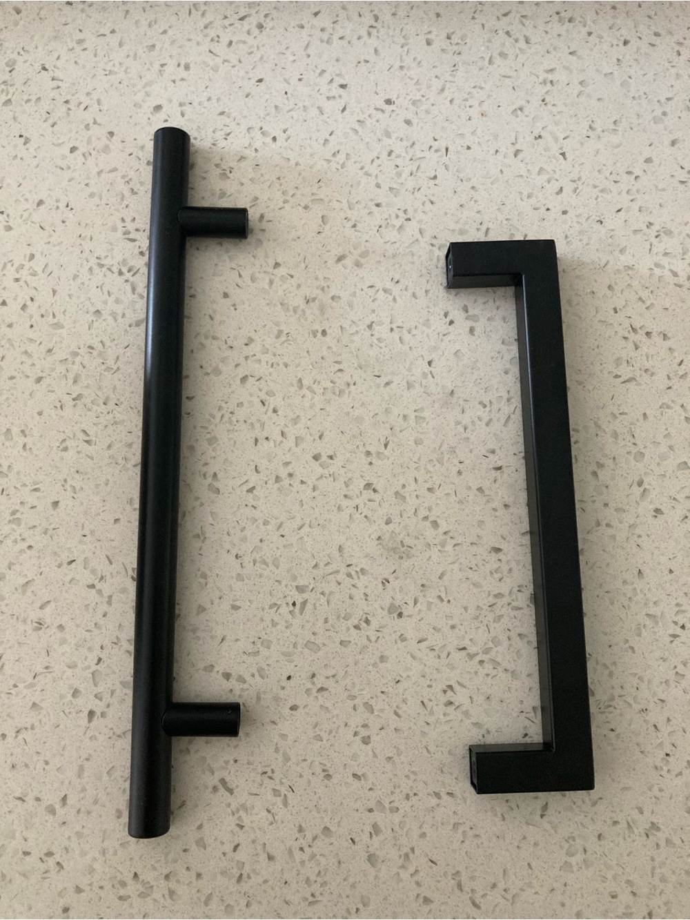 Matte Black Cabinet Pull Handle - Modern Bar & Square Styles 30 - Picture 2 of 4